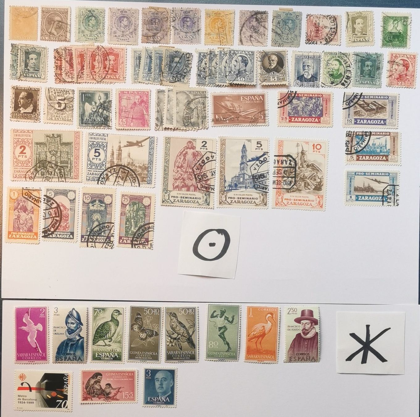Tous les timbres: Spanien ab 1882 – D'occasion à Aadorf par Chnorli-Furz