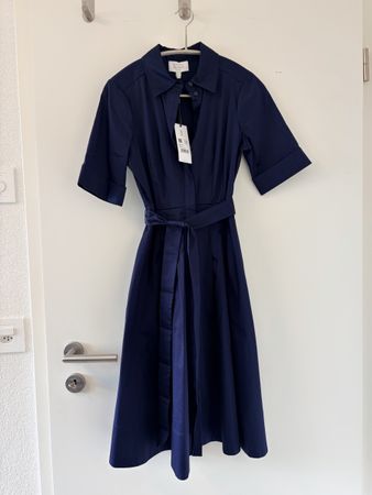 Brand New Marine Blue Hobbs Petite dress size UK8/DE34