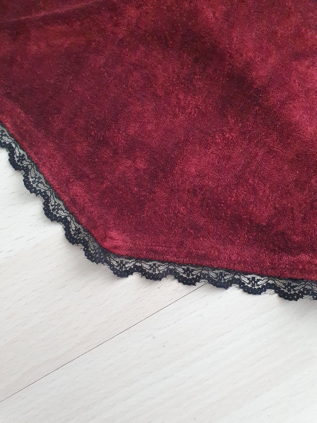 Camicette: Gothic Samtbluse Gr S "BARES" – Usato da Münsingen venduto da BlackTears-3 4