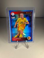 Saar Janssen Belgium 38/99 BLUE REFRACTOR Topps Merlin EURO