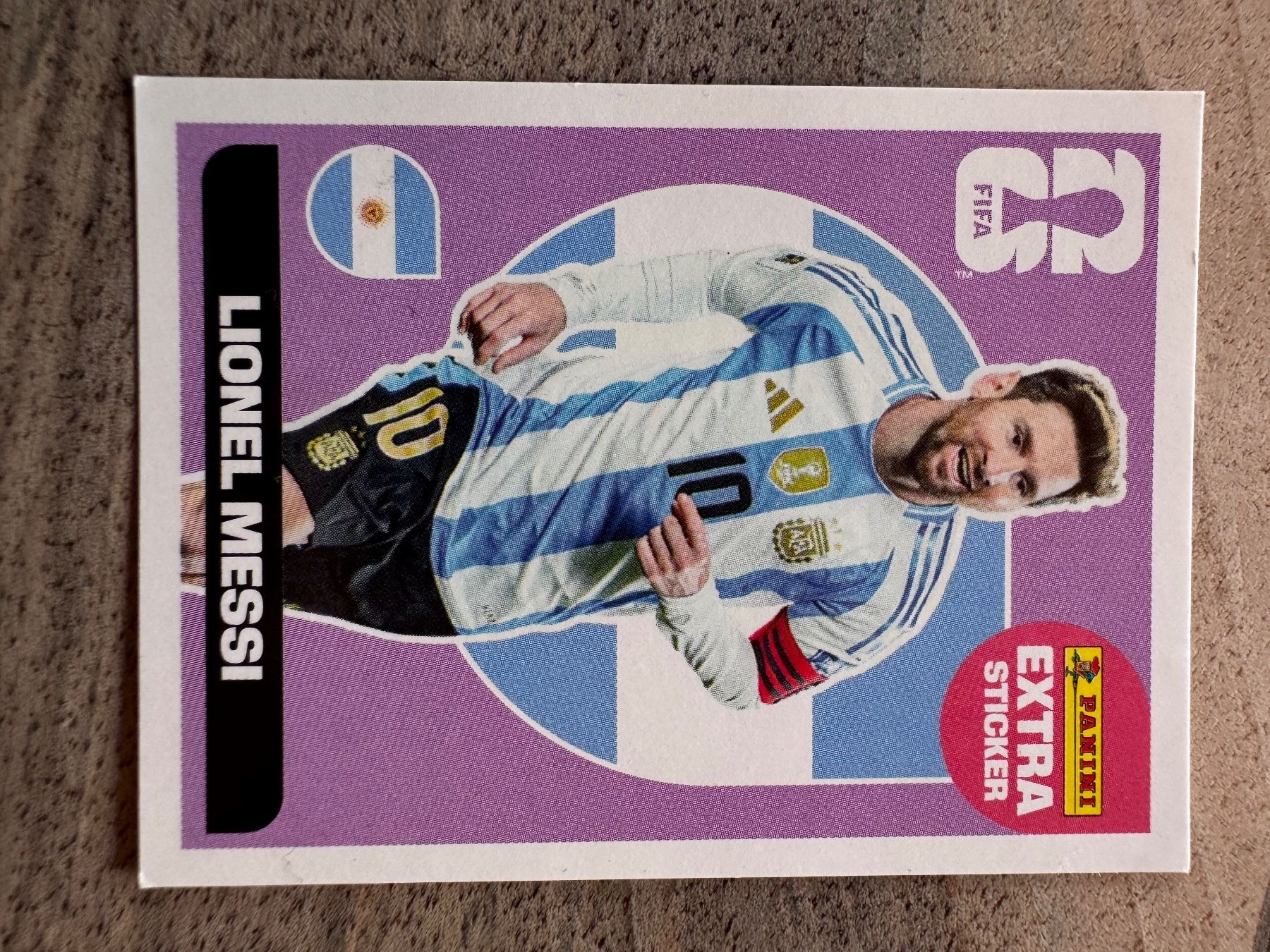 Aufkleber: Lionel Messi extra Sticker Panini – Neu (gemäss Beschreibung) aus Menzberg von Strelizien