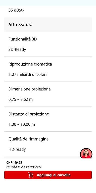 Acer Proiettori: Beamer Acer HD 4000 lumen – Usato da Ludiano venduto da licealice 3