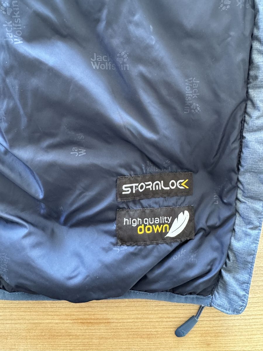 Jack Wolfskin Vestes: Jack Wolfskin Down Jacket Men L Blue Stormlock High Quality – Neuf (Voir description) à Oberhofen am Thunersee par BikeForMySister 4