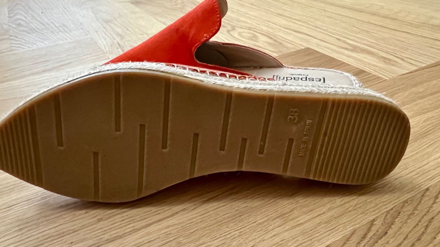 Scarpe da donna: Espadrilles von Espadrij -  Orange, Grösse 38 – Usato da Basel venduto da zukk_ 3