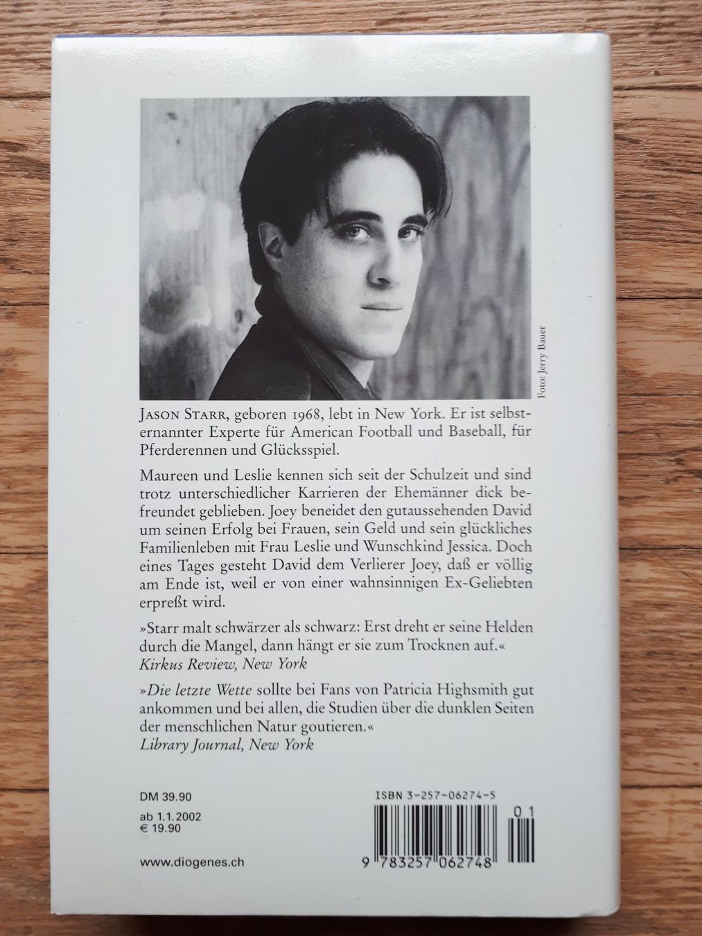 Libri: Die letzte Wette von Jason Starr – Usato da Schwellbrunn venduto da Selun3 1