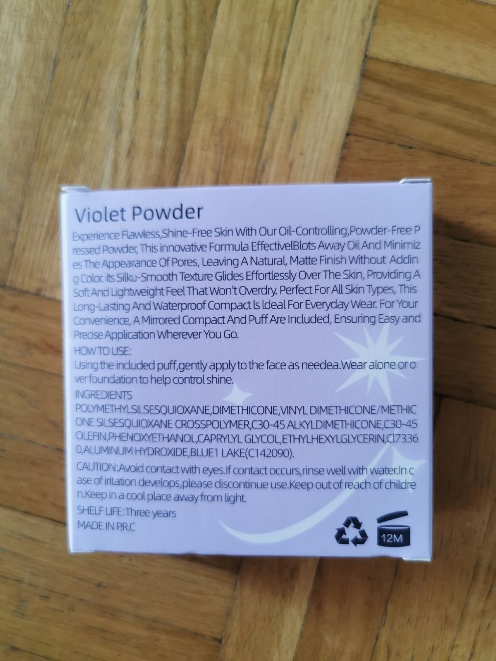 Cura del viso: Candy Bella Violett Puder Neu Make Up – Nuovo e nell'imballaggio originale da Laufen venduto da Daraja 1