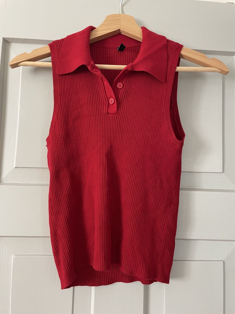 Only Top: only polo top rot – Nuovo (secondo la descrizione) da Zürich venduto da M500ZH