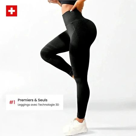 Legging 3 D sculptant & Anti Cellulite noir L