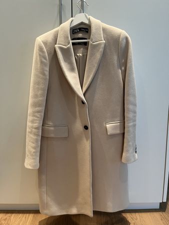 Mantel beige von Zara Gr. M (Manteco Premium Qualität)