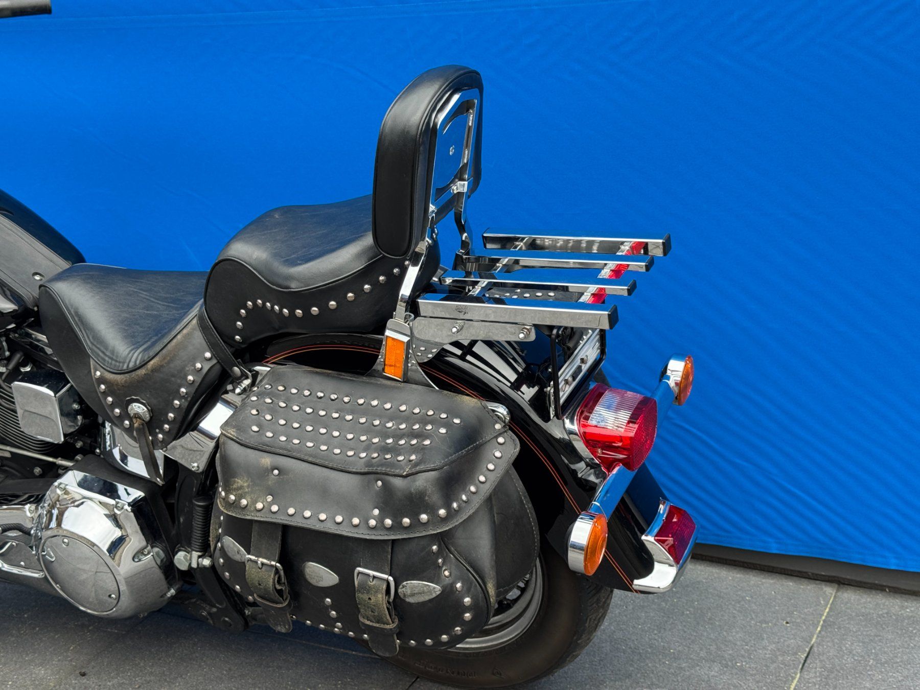 Harley-Davidson Chopper: HARLEY-DAVIDSON FLSTC Softail Classic 1340 ab MFK – Usato da Escholzmatt venduto da Wikinger11 7