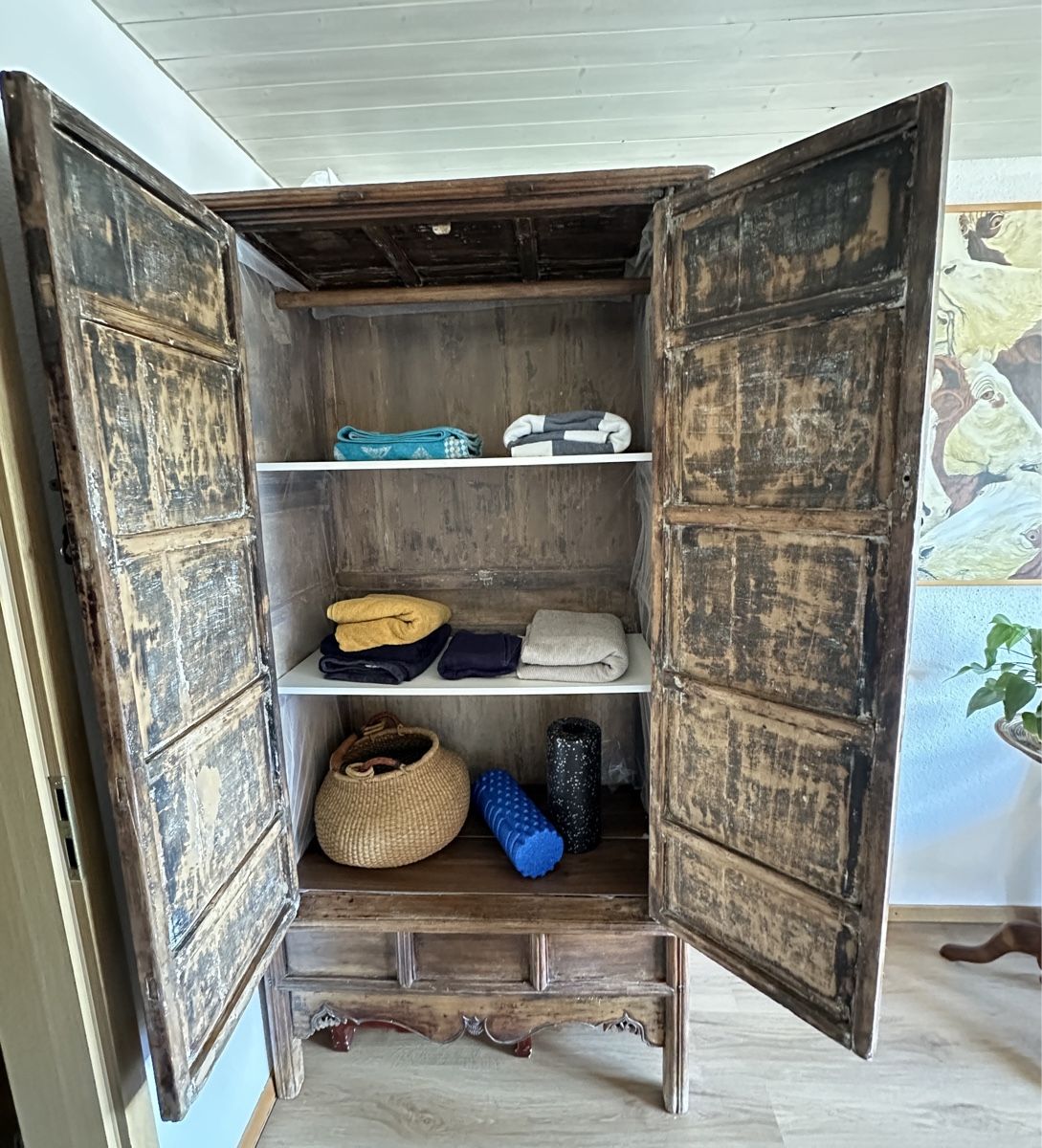 Armadi: Antiker Kleiderschrank, Holz, – Usato da Aarburg venduto da Yula24 3