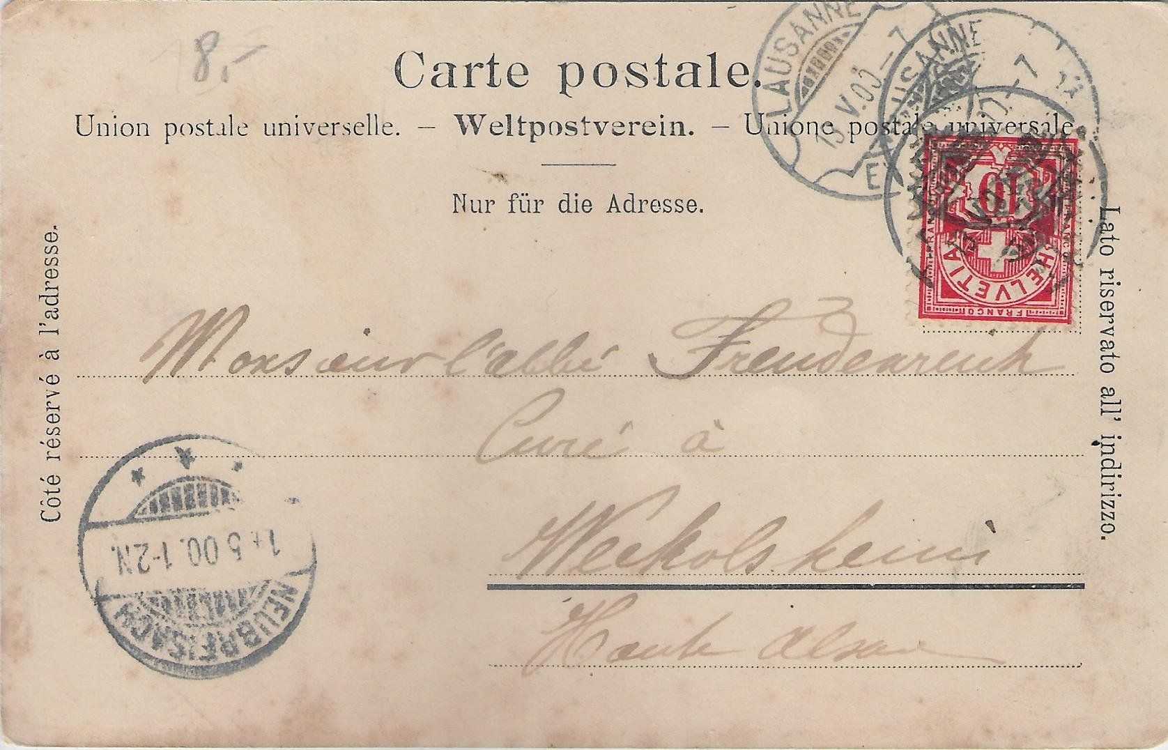 Ansichtskarten: Lausanne - La Cite – Gebraucht aus Ettingen von Kartenplanet 1