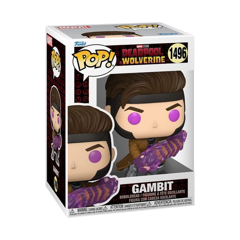Funko Statuette: Deadpool 3 POP! Marvel Vinyl figurine Gambit 9 cm – Nuovo e nell'imballaggio originale da St-Imier venduto da ATTAKSHOP