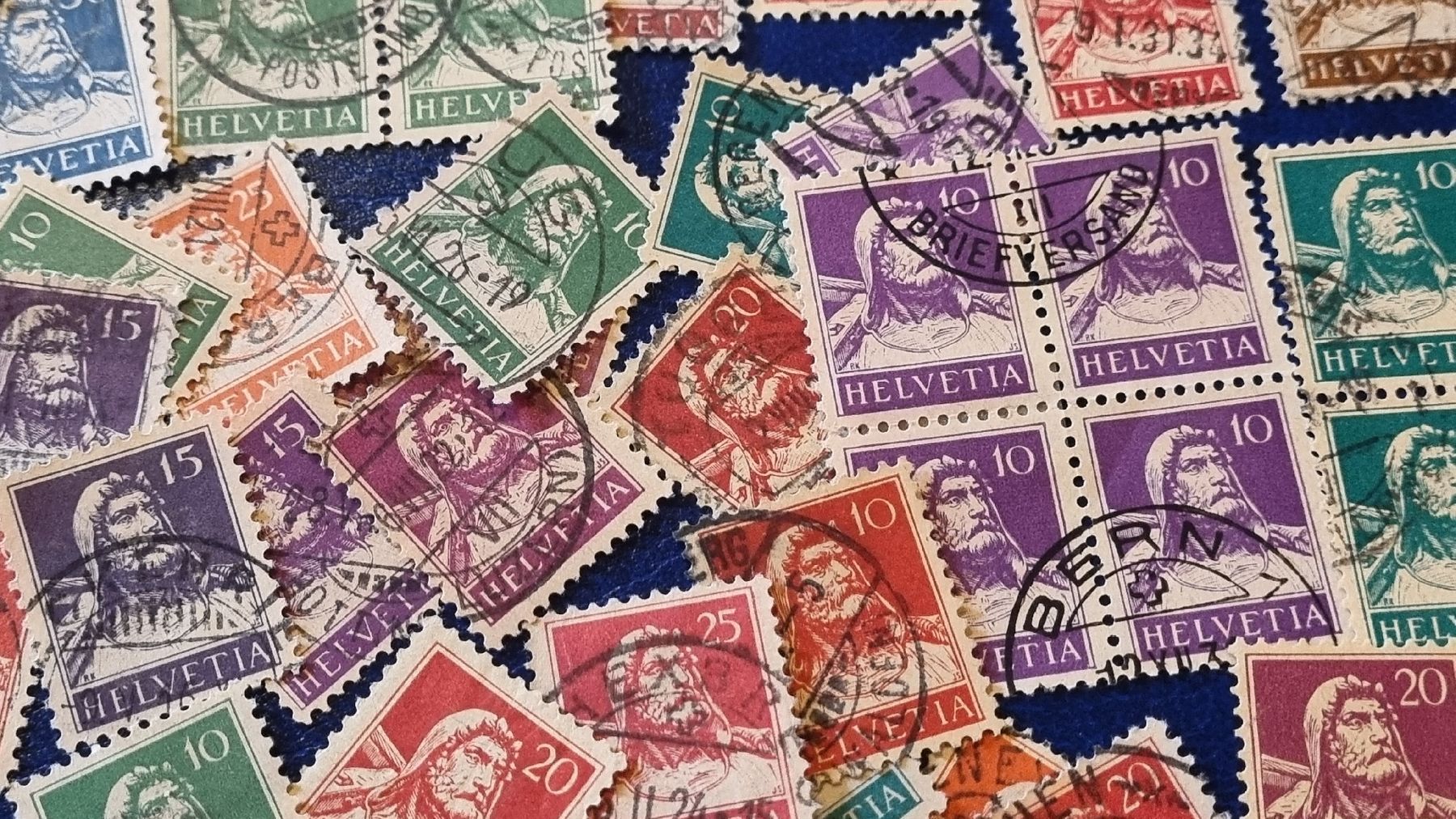 Tutti i francobolli: TELL - SAMMLUNG - GESTEMPELT - SCHWEIZ – Usato da Heimenschwand venduto da Valvora 6