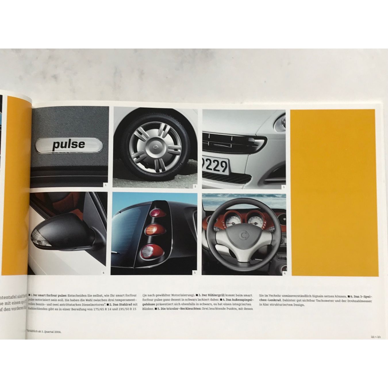 Mercedes-Benz Documenti: SMART  FORFOUR  VERKAUFSBROSCHÜRE 2004 – Nuovo (secondo la descrizione) da Hugelshofen venduto da seagull 6