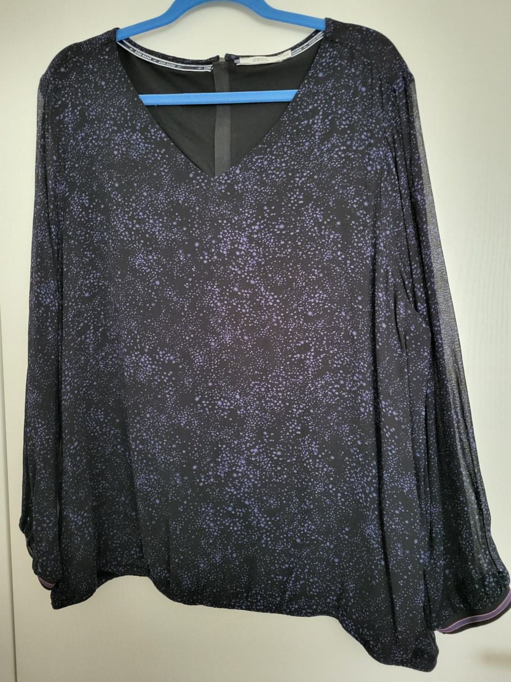 Cecil Camicette: Schwarze Chiffonbluse von Cecil – Usato da Emmenbruecke venduto da Haufis