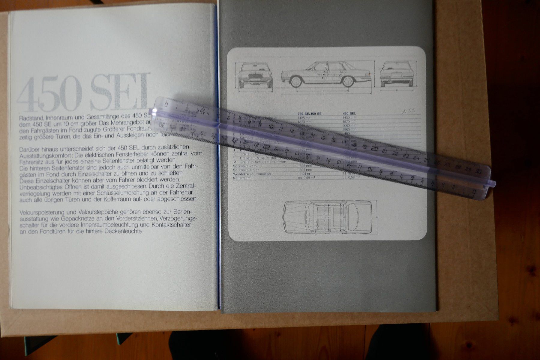 Mercedes-Benz Documents: 350SE - 450SEL Originalprospekt – D'occasion à Madiswil par ML911 7