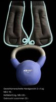 Kettlebell 6 kg und Gewichtsmanschetten 2x1 kg Set