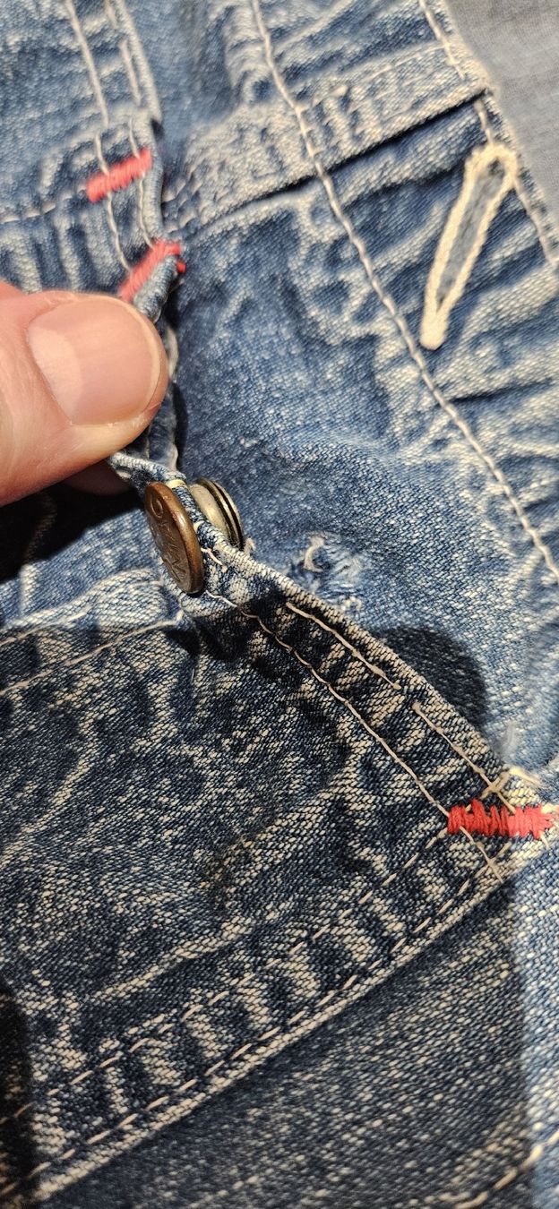 Jeans: vintage denim salopette 50s – Usato da Venthône venduto da piz_py9h 3