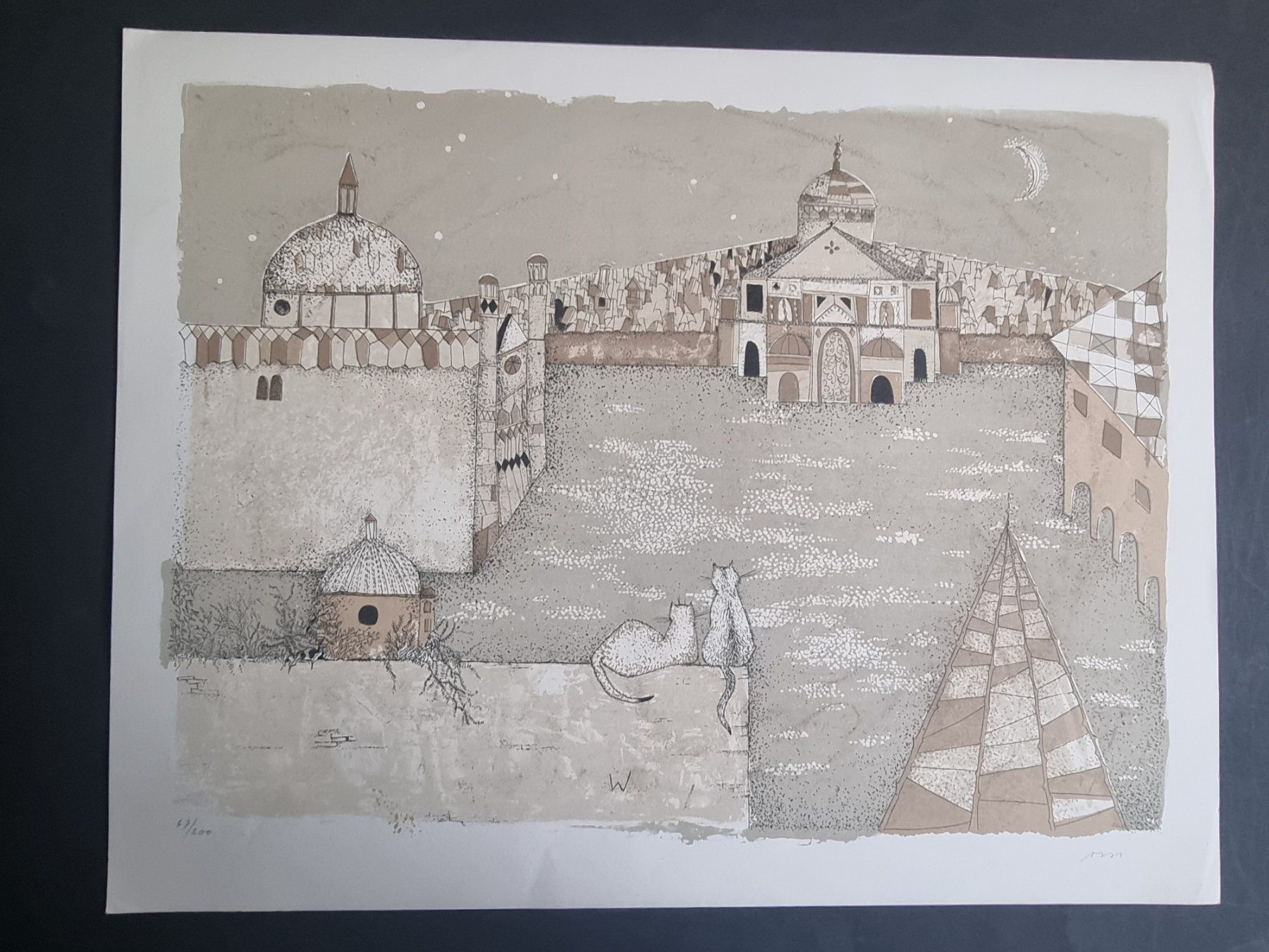 Grafica & Litografie: OSSI CZINNER LITHOGRAPHIE SIGNIERT NUMMERIERT – Usato da Gersau venduto da grafik-kunst