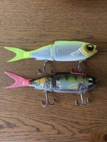 2x LMAB KØFI REAL VIBE 180 Swimbait, Angeln, Fischen, Hecht