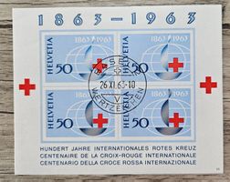 CL07 Bloc Timbre Suisse 1963