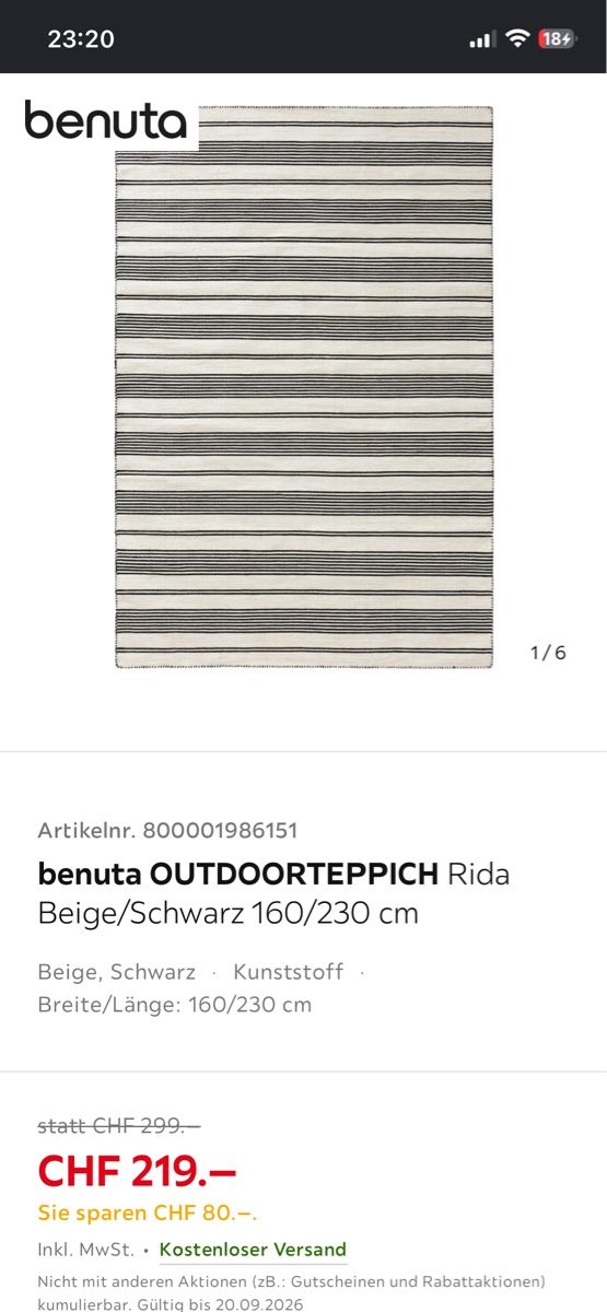 Tappeti: Benuta Outdoor Teppich – Usato da Zürich venduto da mes_k2kq 4