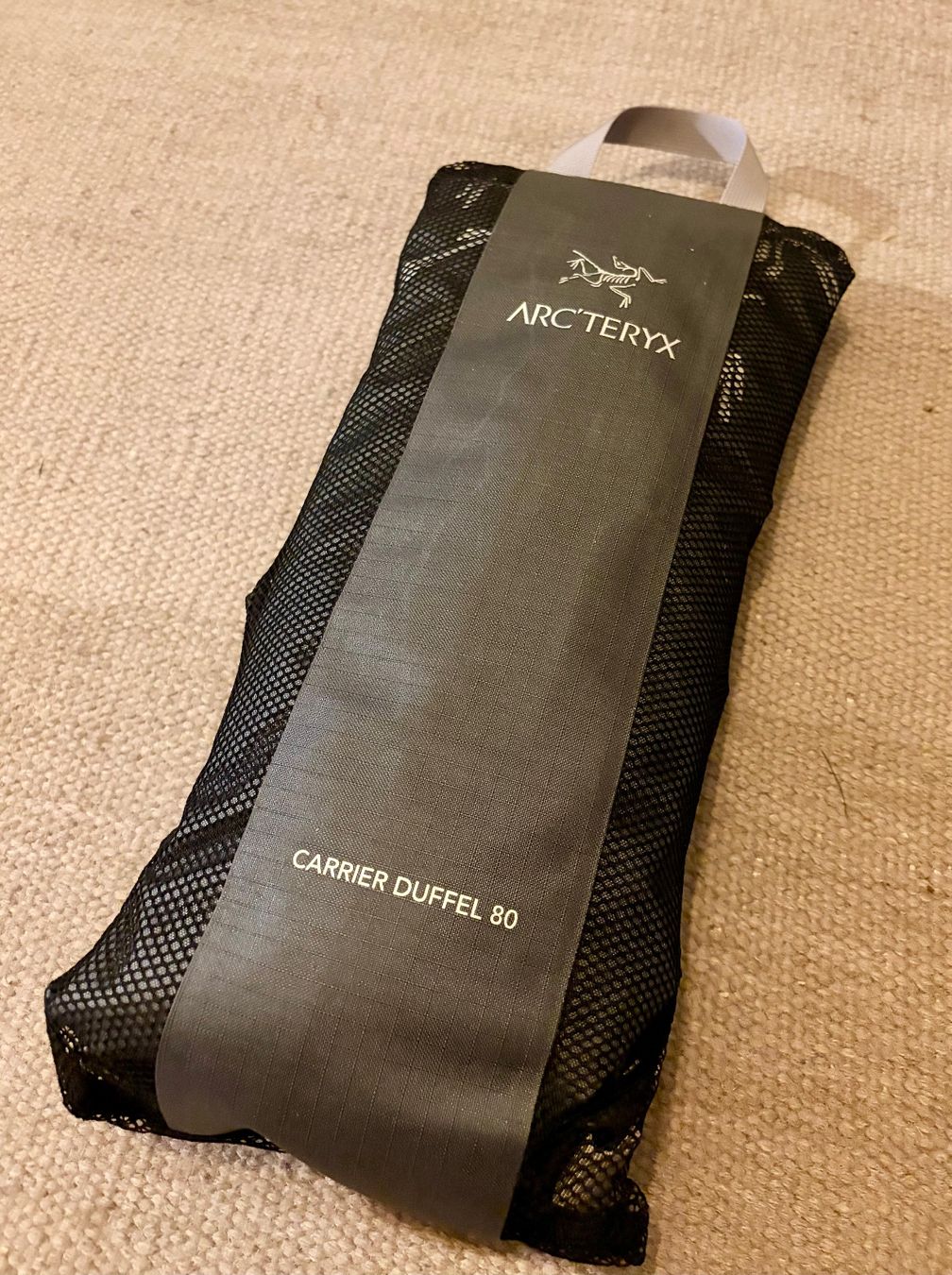 Arcteryx Borse: Arcteryx carrier Duffel 80 grau – Nuovo e nell'imballaggio originale da Frauenfeld venduto da Futewo19