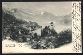 Ringgenberg, Ortsansicht mit Bergpanoram