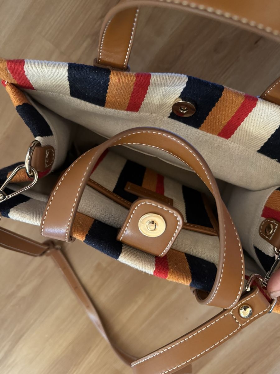 Zara Borse da donna: Zara Handtasche gestreift, Sommer Shopper Bag – Usato da Gadmen venduto da Pinguin89_90 3