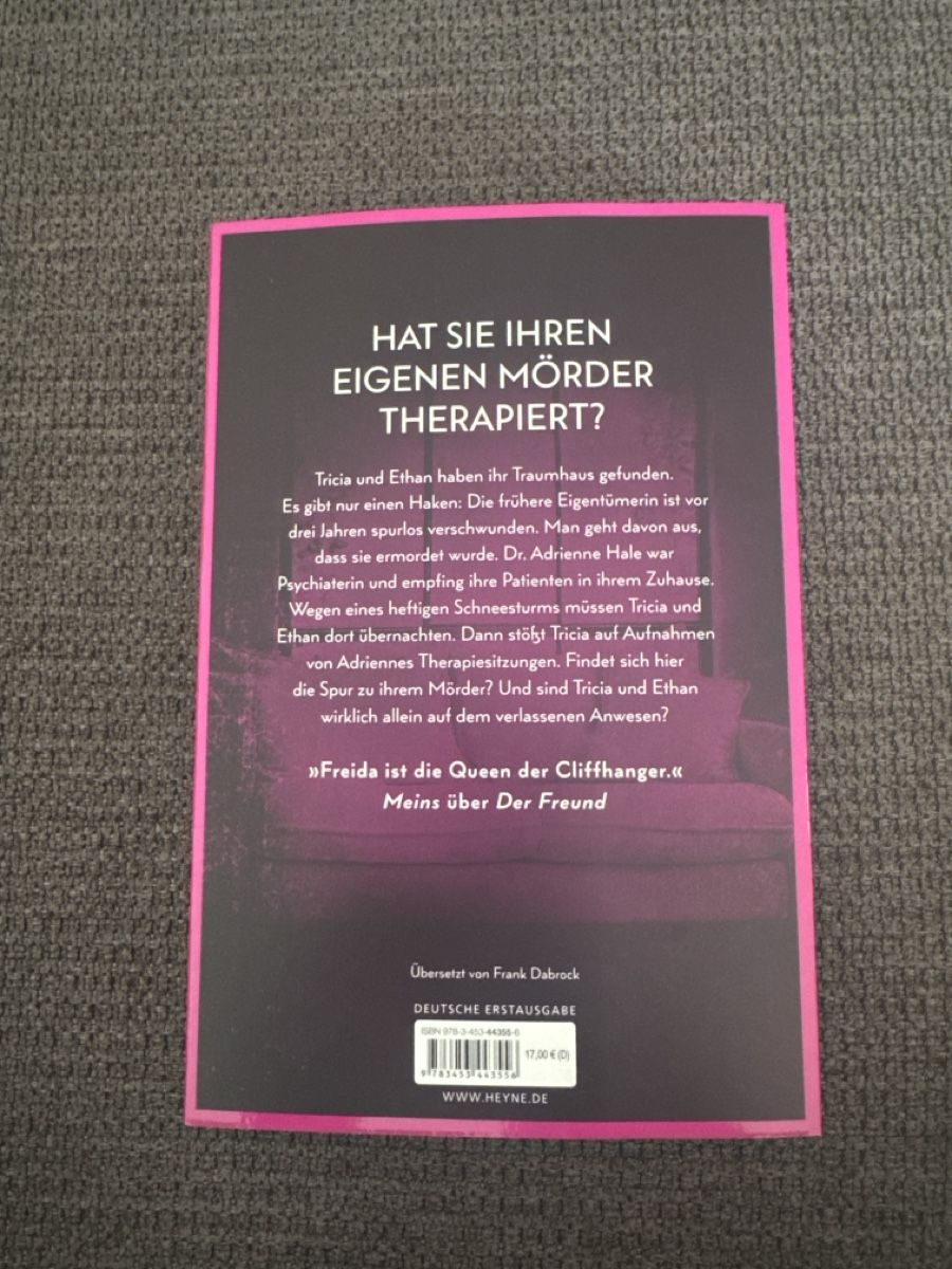 Livres: Die Psychiaterin - Freida McFadden – Neuf (Voir description) à Steffisburg par ayl_58vh 1