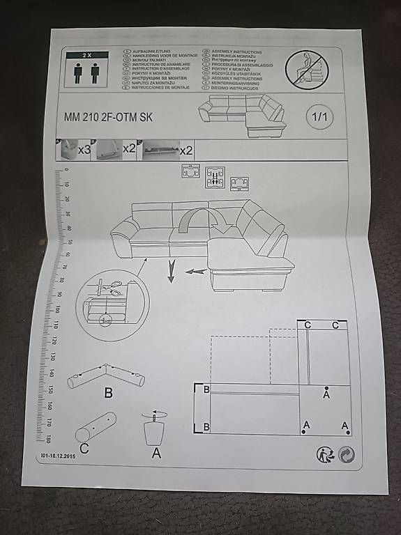 Divani: Schlafsofa mit Bettkasten und Schublade – Usato da Brittnau venduto da ValeriaDeR 4
