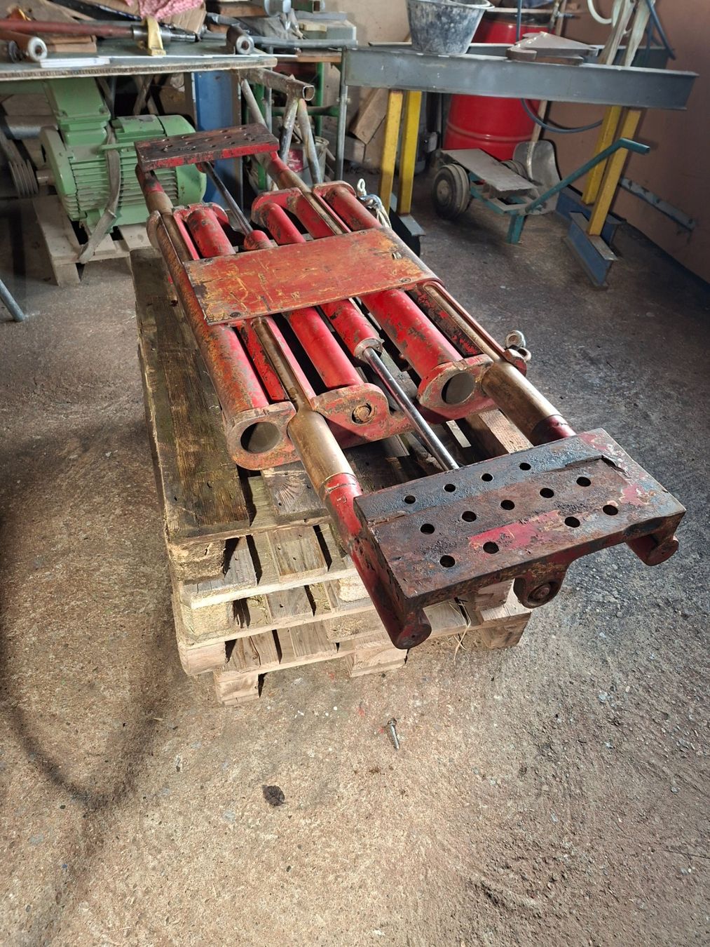 Carrelli elevatori e a forche: Gabelverstellgerät – Usato da Geiss venduto da John-Deere4955 3