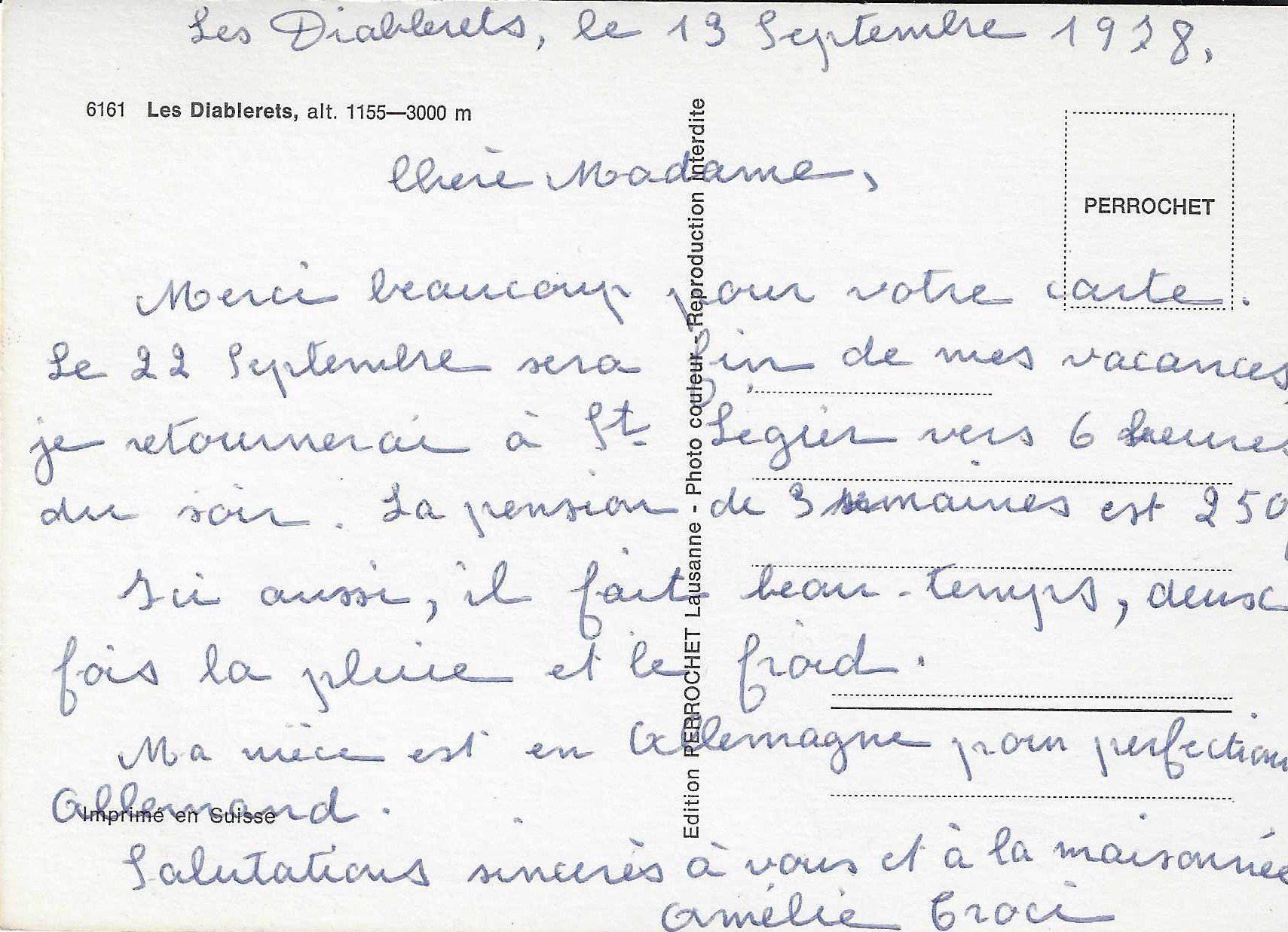 Cartoline postali: Les Diablerets VD – Usato da Rothrist venduto da Stranglehold 1