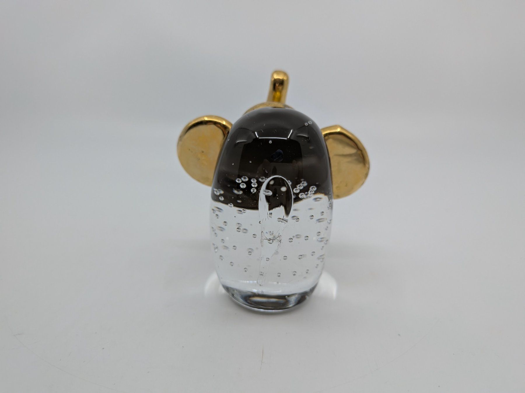 Statuette: Kleiner Elefant Glas und Messing – Usato da Emmen venduto da magelan 4
