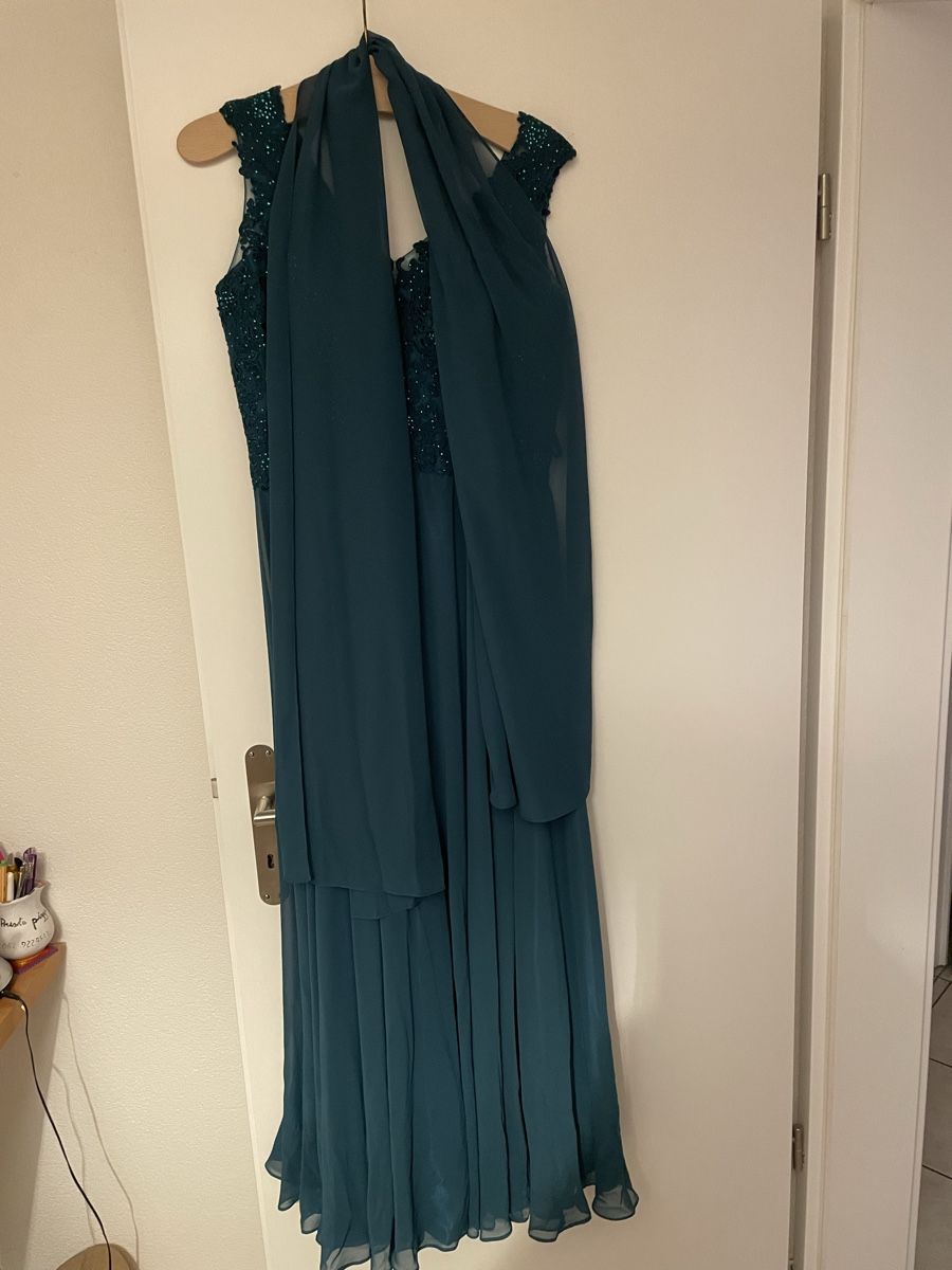 Kleider: Elegantes Abendkleid, Gr. 38, Dunkelgrün – Gebraucht aus Felben-Wellhausen von pisa08 3
