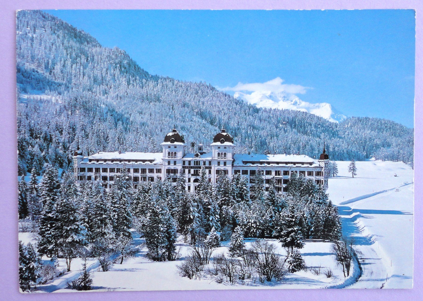 Cartoline postali: Hotel Kurhaus St. Moritz, 1850 m ü.M. – Usato da Fétigny venduto da Billy2miny