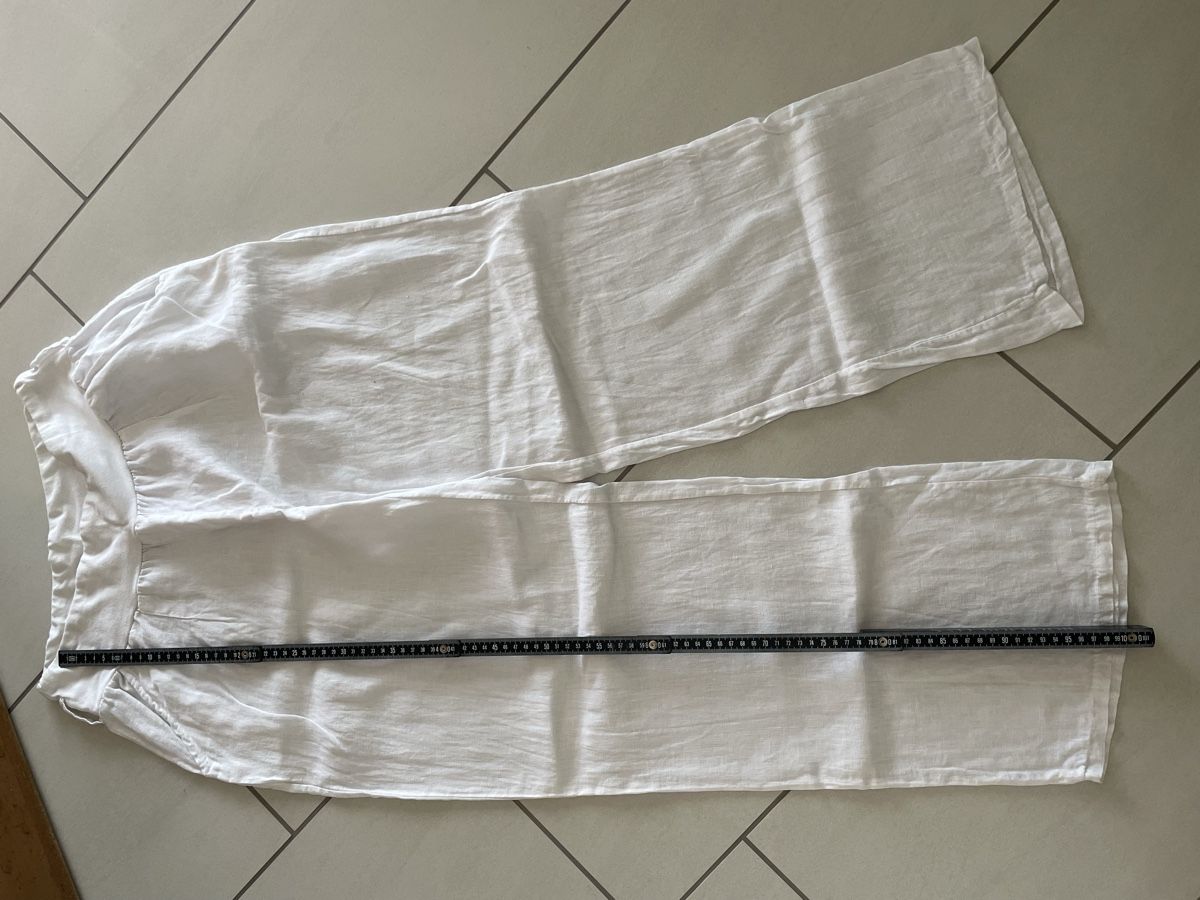 Pantaloni: Weisse Damen Leinenhose Gr XL – Nuovo (secondo la descrizione) da Rüti ZH venduto da kar_xx9l 1
