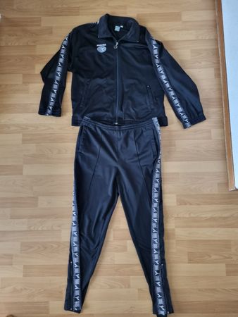 Schwarzer Trainingsanzug Diadora Gr.42