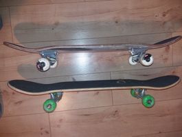 2 Pro Skateboards komplett & 2 Sätze Wheels mit Kugellager