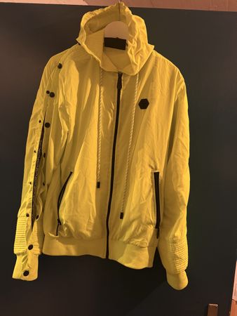 Herren Jacke Philipp Plein gelb Grösse M guter Zustand