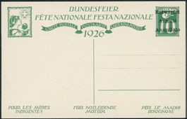 1926 - Pro Patria - Bundesfeierkarte - Entwertet