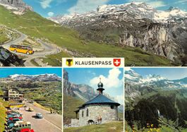 Klausenpass, Postauto