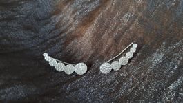 Feenhafte Ohrstecker, Silber