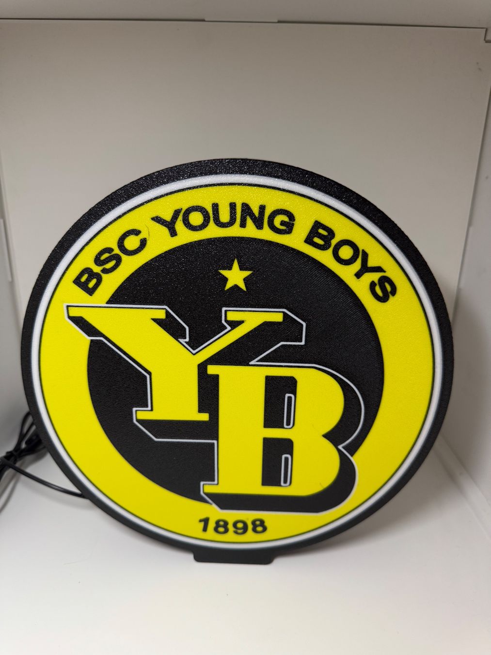 Lampen: Lightbox lumière led BSC YOUNG BOYS – Neu (gemäss Beschreibung) aus Vicques von PAMB3D
