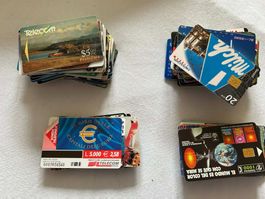 Taxkarten-Sammlung CH & International (212 Karten Total)