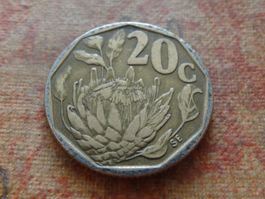 AFRIQUE DU SUD   20  Cents   1992