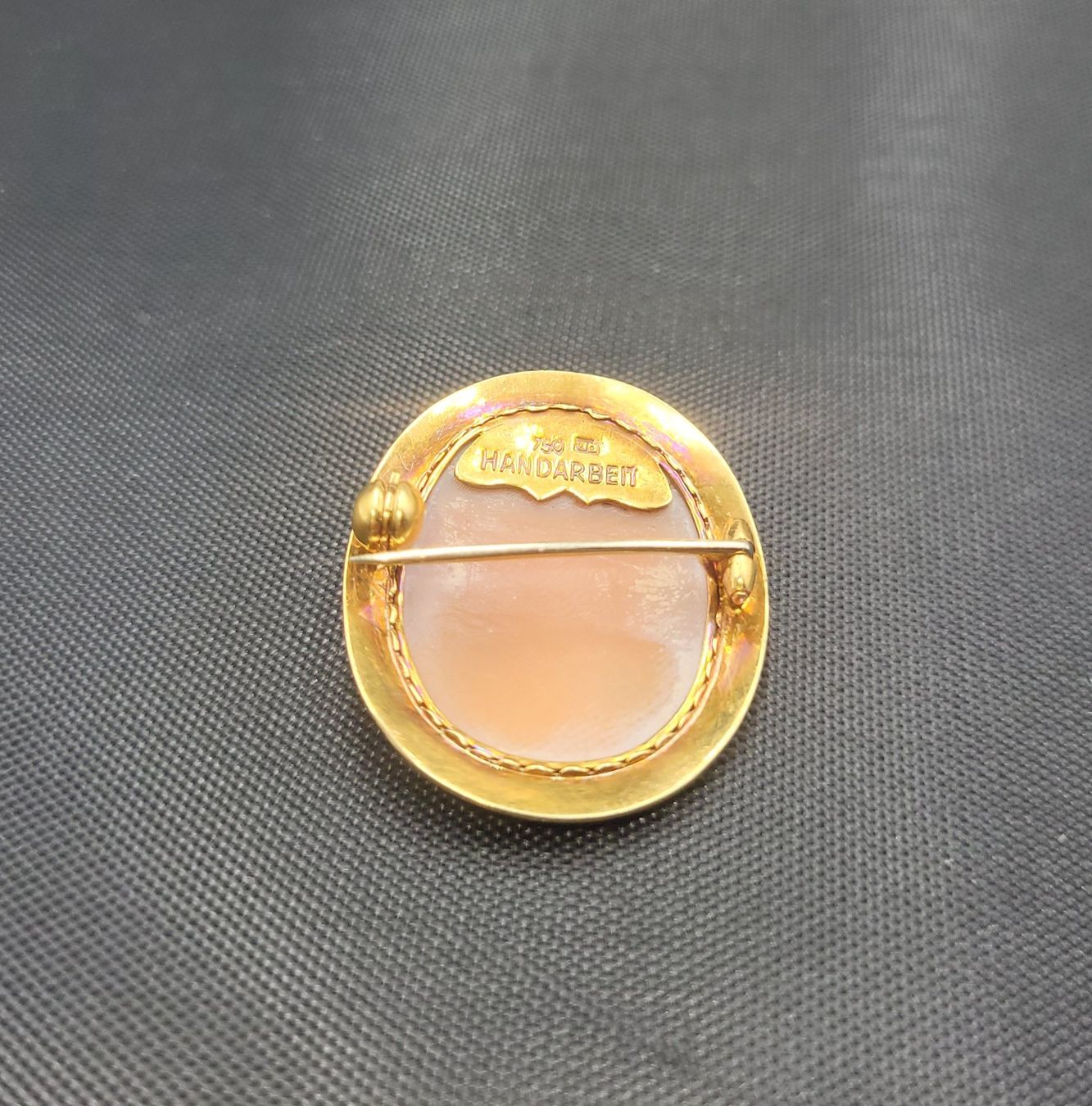 Spille & Fermagli: 18 Karat 750 Gold Kamee Brosche – Usato da Wald ZH venduto da Dasilver 9