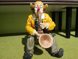 Gilde Clown Der musikalische Saxophonspieler ohne OVP