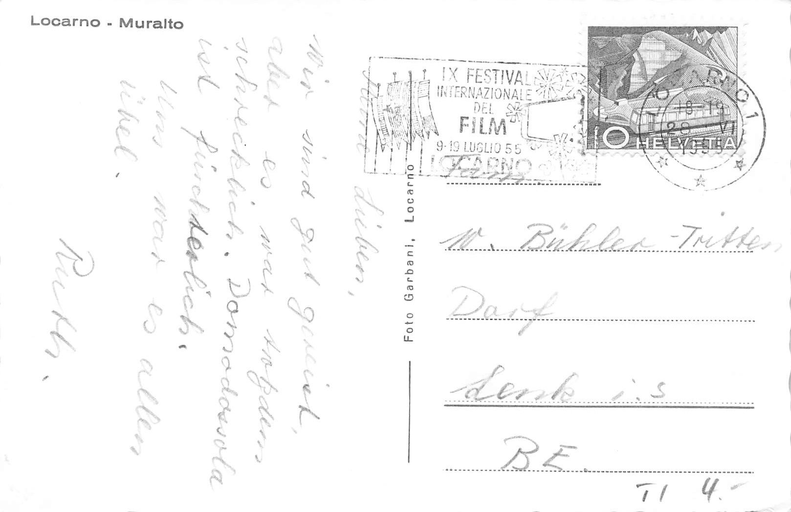 Cartoline postali: Locarno TI panorama città e Lago Maggiore – Usato da Biasca venduto da Blenio71 1